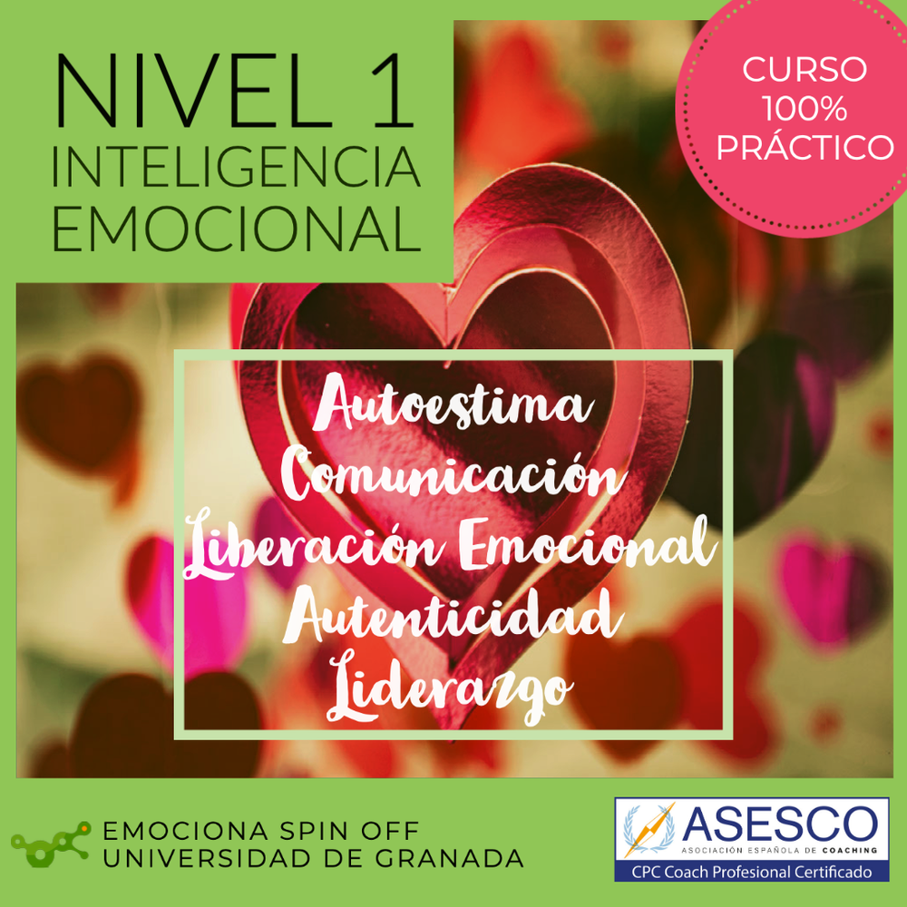 Nivel 1 Inteligencia Emocional Granada - 20 a 22 de Mayo 2022